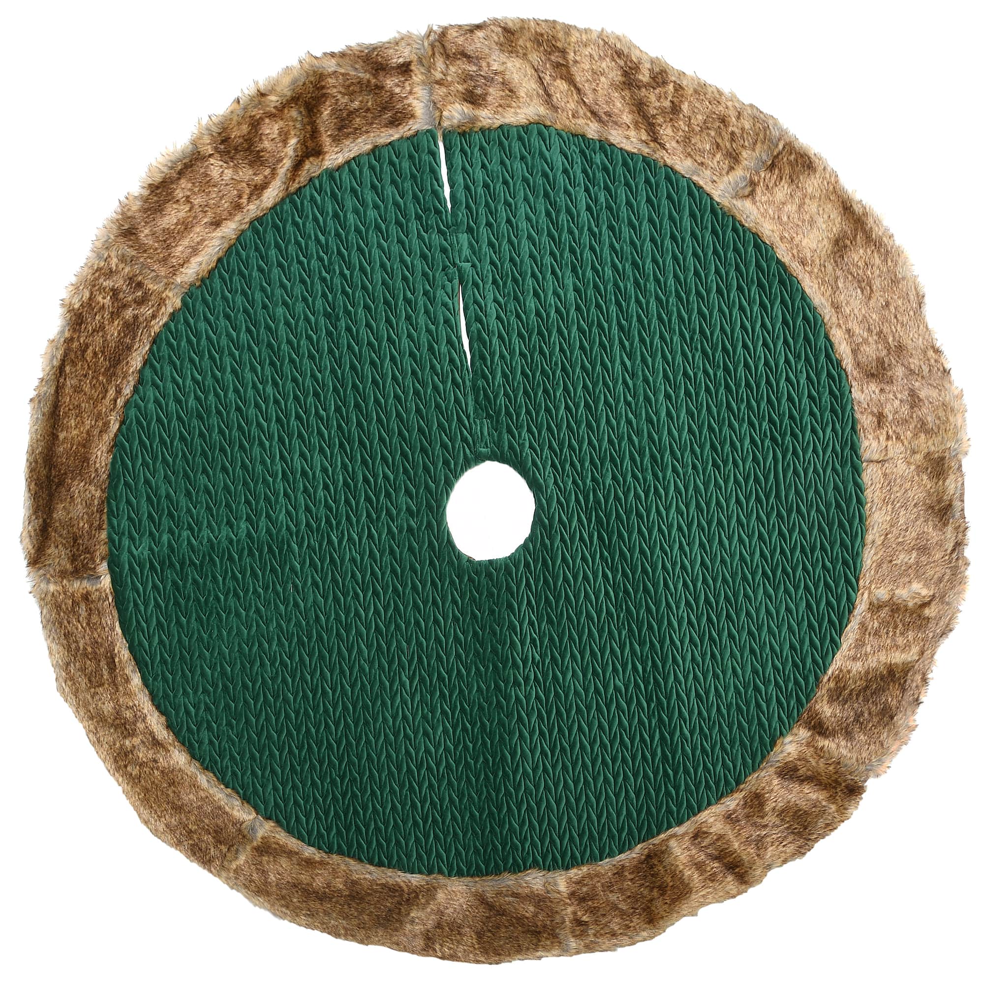 52" Rural Homestead Collection Quilted Tree Skirt
